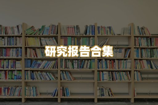 研究报告合集